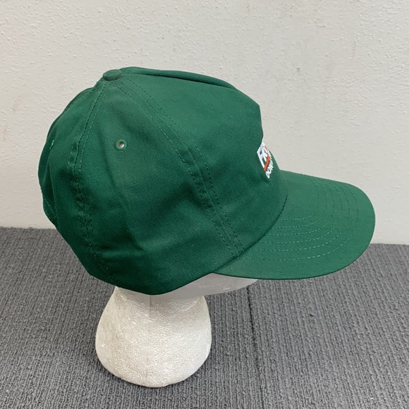 Vintage Fruchey Snapback Hat Mens OSFA Green Baseball Cap P Caps Made in USA - Picture 8 of 13